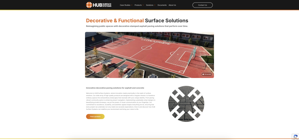 Decorative Paving Solutions; HUB Surface Systems
